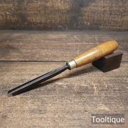 Unusual Vintage 11/32” S.J Addis Woodcarving Straight Channel Gouge - Refurbished