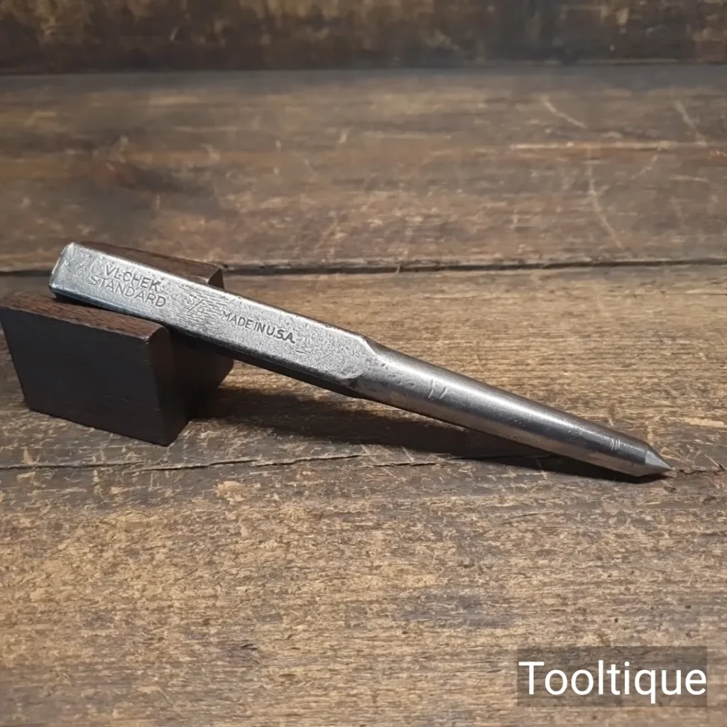 Vintage VLCHEK Standard Heavy-Duty Dot Punch - Sharpened Ready For Use