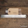 Vintage 6” Rabone Chesterman No: 34 Imperial & Metric Steel Ruler - Good Condition