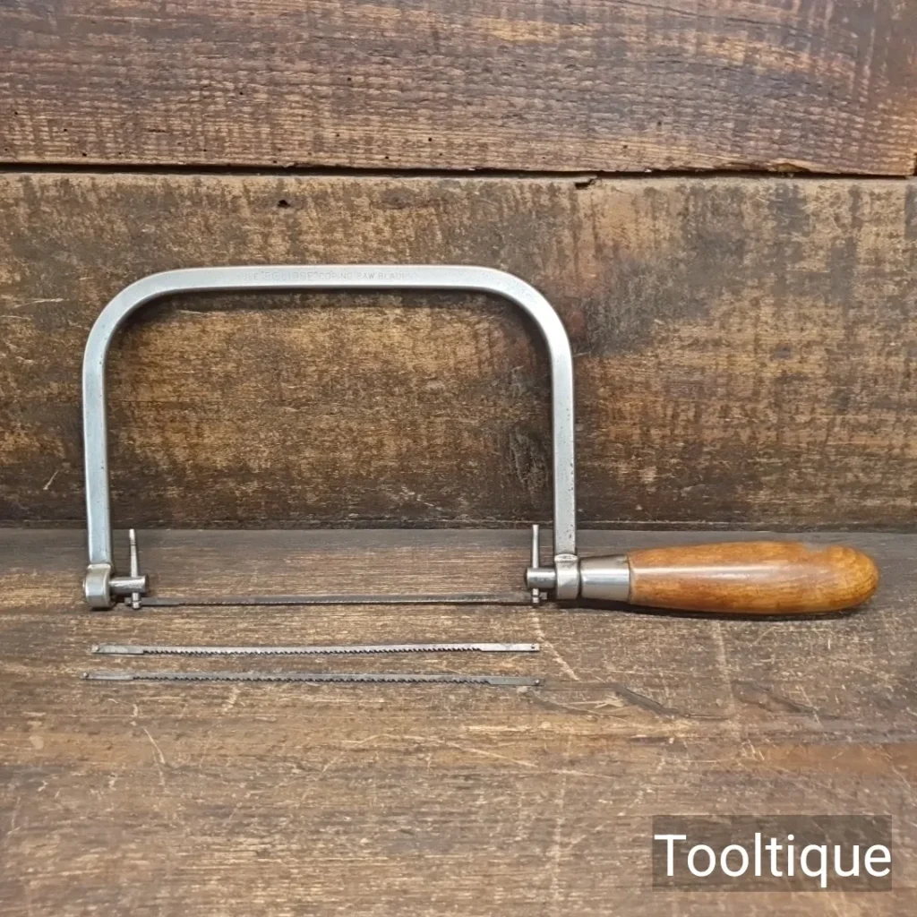 Vintage Eclipse England No: 7CP Coping Saw with 3 Blades - Refurbished