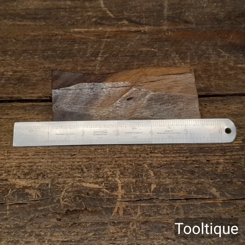 Vintage 6” Rabone Chesterman No: 64R Expansion Steel Ruler - Good Condition