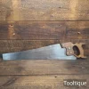 Vintage 24” Taylor Brothers 7 Tpi Rip Saw - Fully Refurbished Ready To Use