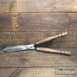 Vintage Arigol Brand Gardeners High Carbon Steel Shears - Fully Refurbished