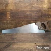 Vintage 24” Tyzack Turner 8 Tpi Rip Saw - Fully Refurbished Ready To Use