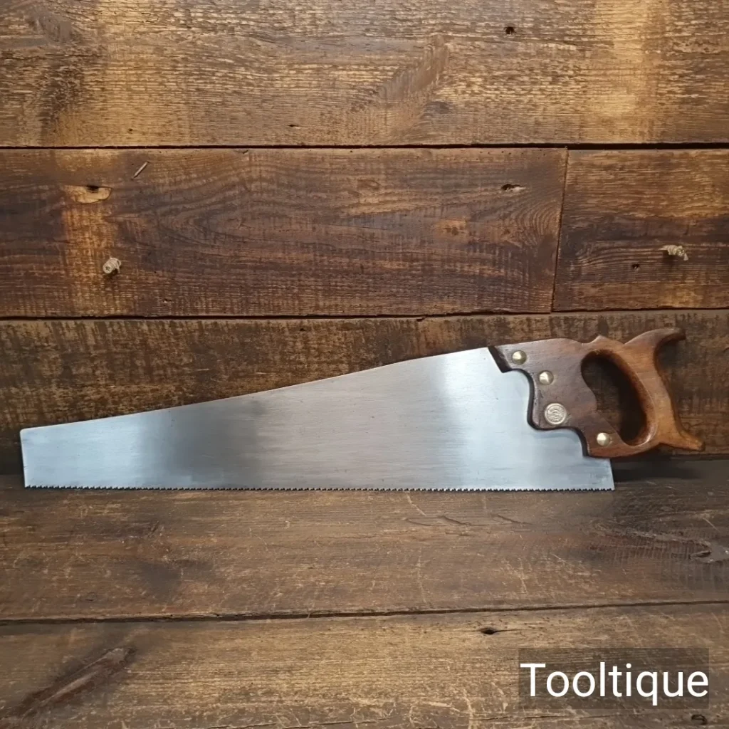Vintage 22” Elsworth Sheffield 9 TPI Cross Cut Saw - Fully Refurbished