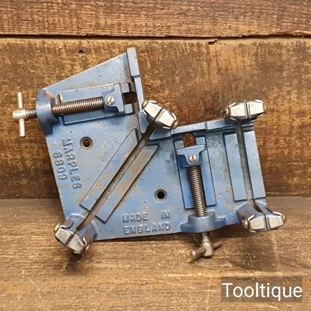 Vintage Marples No: 6809 Mitre Cutting Vice & Square Guide Clamp - Refurbished