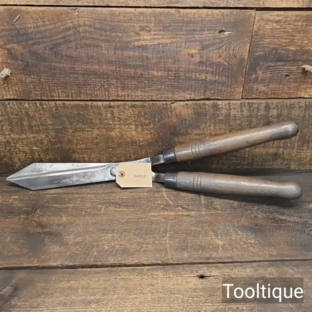 Vintage Gardeners English High Carbon Steel Shears - Fully Refurbished