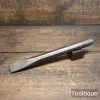 Vintage 1” Bedford England Cast Steel Cold Chisel - Sharpened & Dressed