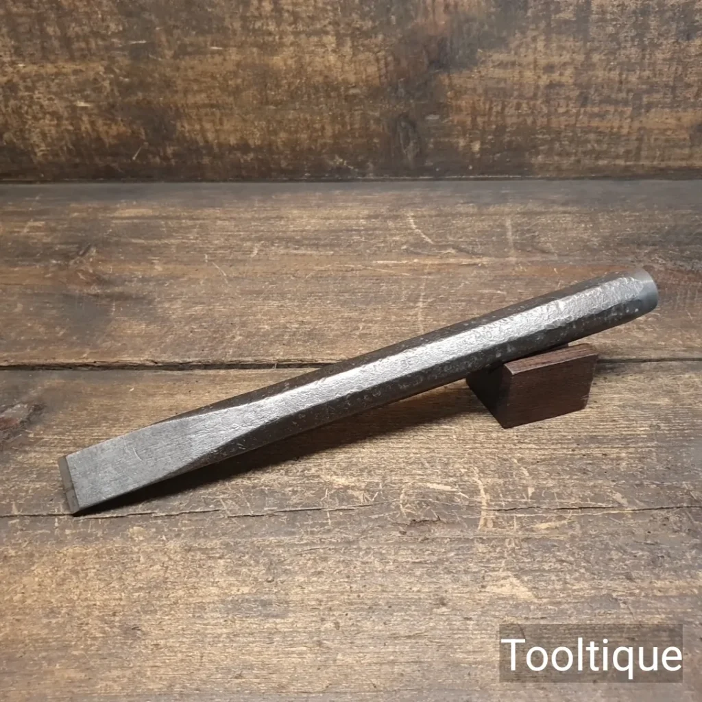 Vintage 1” Bedford England Cast Steel Cold Chisel - Sharpened & Dressed