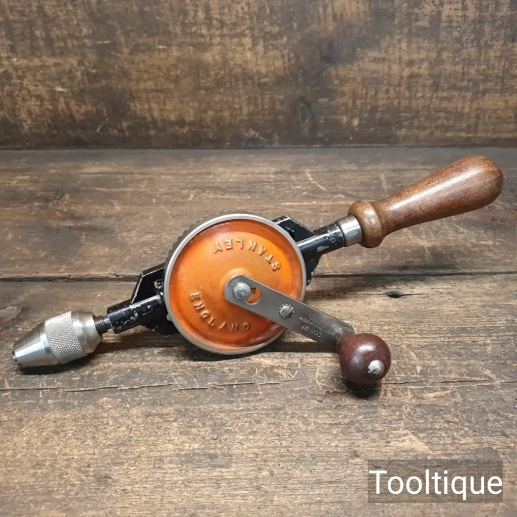 Vintage Stanley England No: 803 Double Pinion Hand Drill - Fully Refurbished