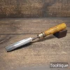 Antique 1” Kenyon Sheffield Cast Steel Carpenters Gouge Chisel - Refurbished