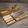 Vintage Patternmakers ¾” Wide Hollowing Plane 5 No: Interchangeable Bases with Irons