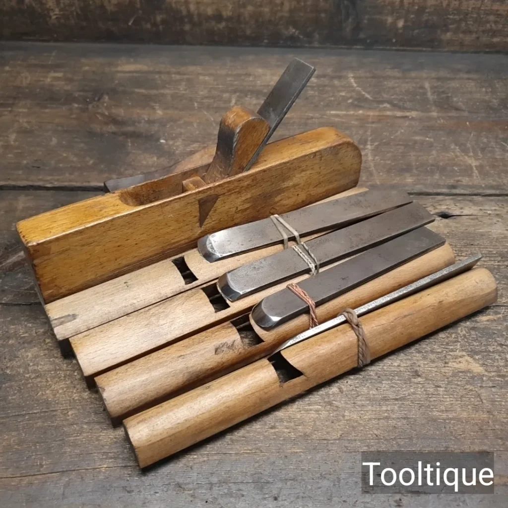Vintage Patternmakers ¾” Wide Hollowing Plane 5 No: Interchangeable Bases with Irons