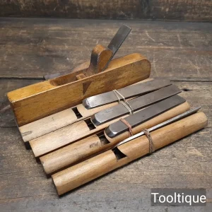 Vintage Patternmakers ¾” Wide Hollowing Plane 5 No: Interchangeable Bases with Irons