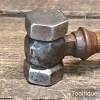 Unusual & Rare Nutty Cast Steel Hammer Ornate Handle - Good Condition