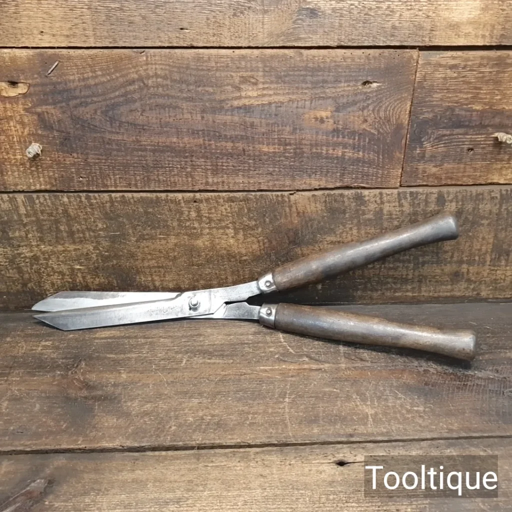 Vintage Gardeners English High Carbon Steel Shears - Fully Refurbished