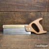 Vintage 1970’s 8” Spear & Jackson Brass Back Dovetail Saw 20 TPI - Refurbished