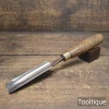 Vintage 1 1/8” Carpenters English Cast Steel Gouge Chisel - Refurbished