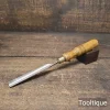 Vintage Stormont Sheffield 17/16” Carpenters Gouge Chisel - Refurbished