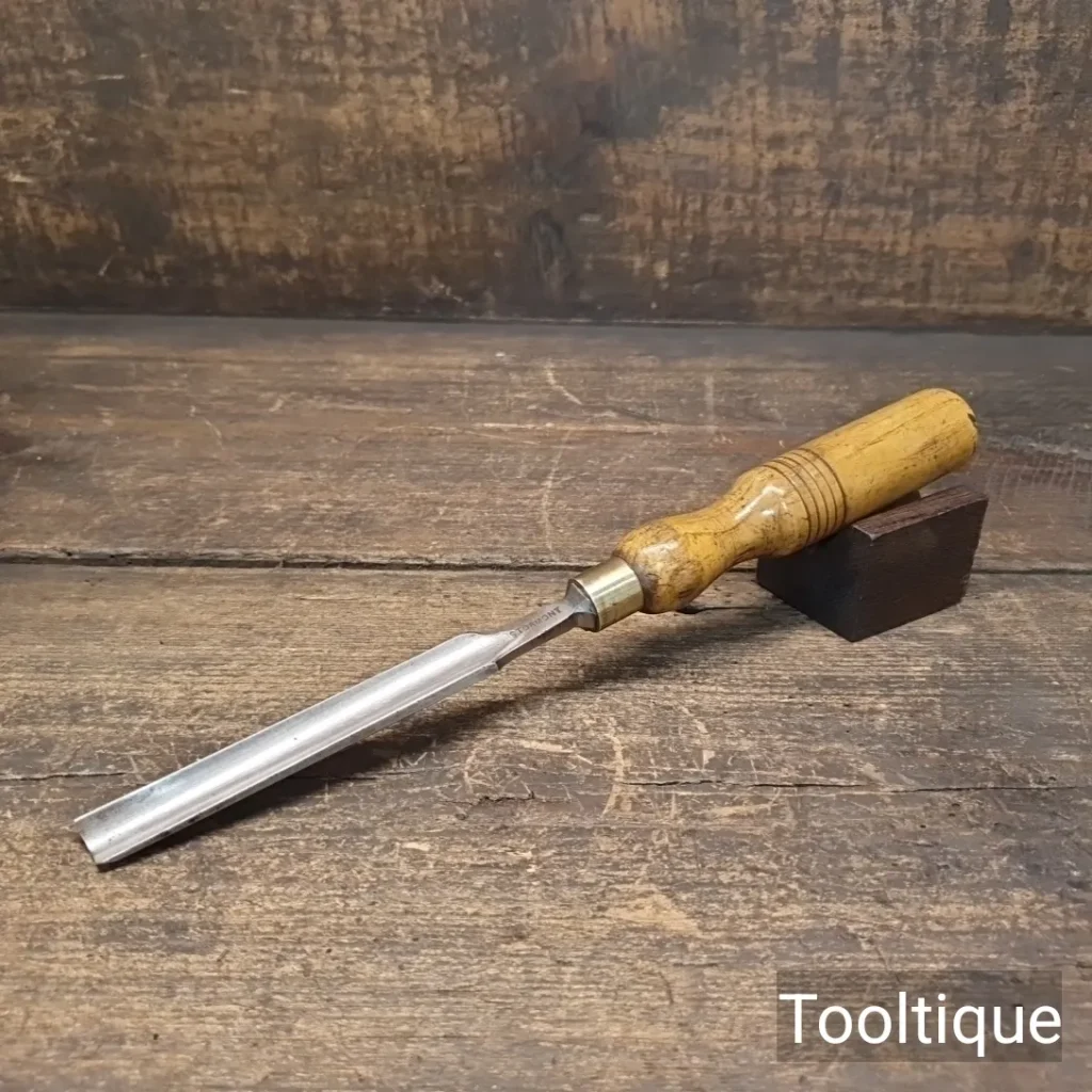 Vintage Stormont Sheffield 17/16” Carpenters Gouge Chisel - Refurbished