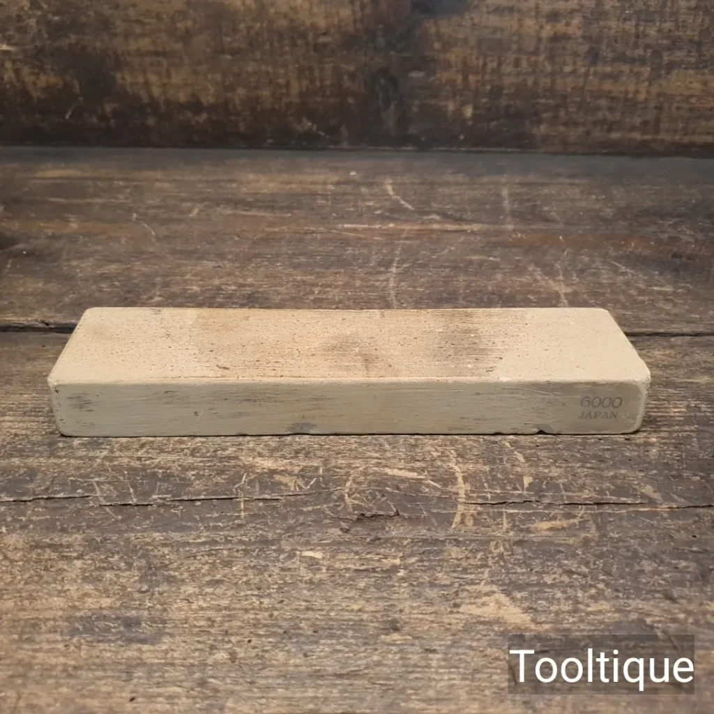 Vintage 8” x 2” x ¾” Japanese 6000 Grit Water Honing Stone - Refurbished