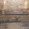 Vintage Timber Framing 9/16” Scotch Barrel Pattern Auger Bit - Sharpened