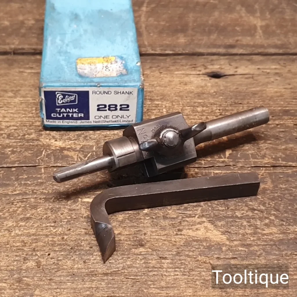 Vintage Boxed Eclipse England No: 282 Round Shank Tank Cutter - Refurbished