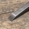 Vintage ¼” Sorby Firmer Chisel Boxwood Handle - Refurbished