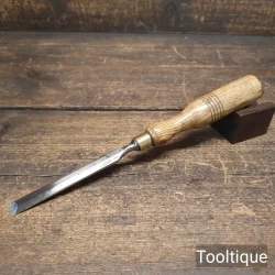 Vintage ½” Sorby Bevel Edge Chisel Ashwood Handle - Refurbished Ready To Use