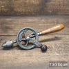 Vintage WW2 Suffolk Iron Foundry SIF c1943 Single Pinion Hand Drill - Good Condition