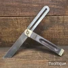 Vintage 12” Rosewood & Brass Carpenters Sliding Bevel - Refurbished