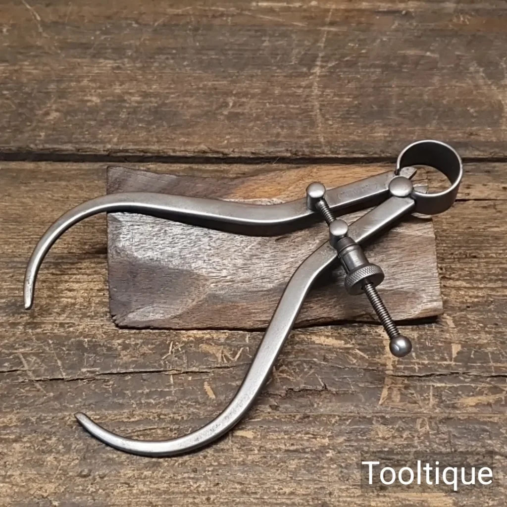 Vintage 6” Moore & Wright Silver Steel Outside Callipers - Refurbished