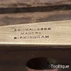 Vintage I&D Smallwood Birmingham 9” Rosewood & Brass Boat Level - Good Condition