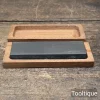 Vintage Boxed 4 ½” x 1 ¼” Fine Welsh Slate Razor Honing Stone - Good Condition