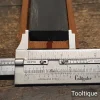 Vintage Boxed 4 ½” x 1 ¼” Fine Welsh Slate Razor Honing Stone - Good Condition