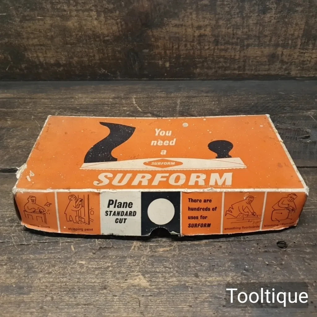 Vintage Boxed Surform No: 107 Standard Flat Cut Rasping Tool - Good Condition