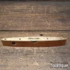 Vintage Rabone Chesterman No: 1626 Mahogany & Brass Boat Level - Good Condition