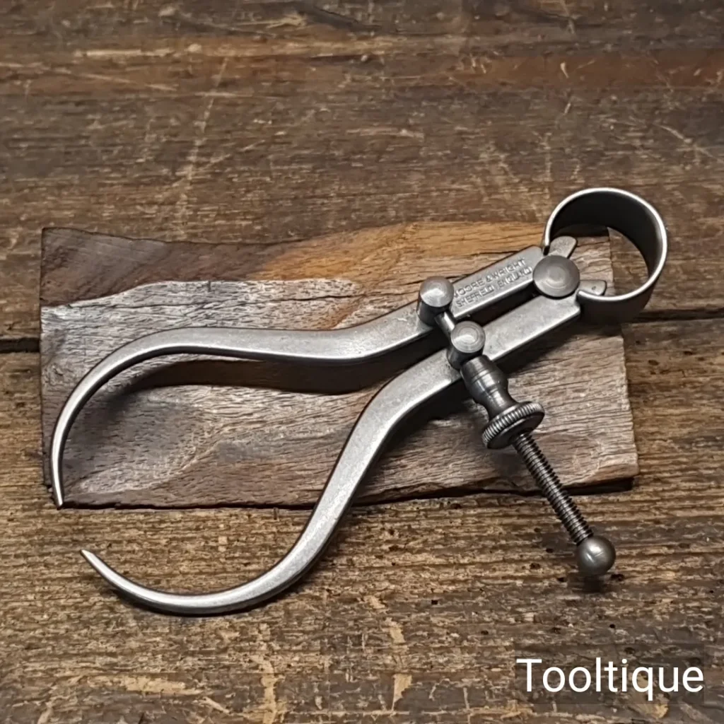 Vintage 5” Moore & Wright Silver Steel Outside Callipers - Refurbished