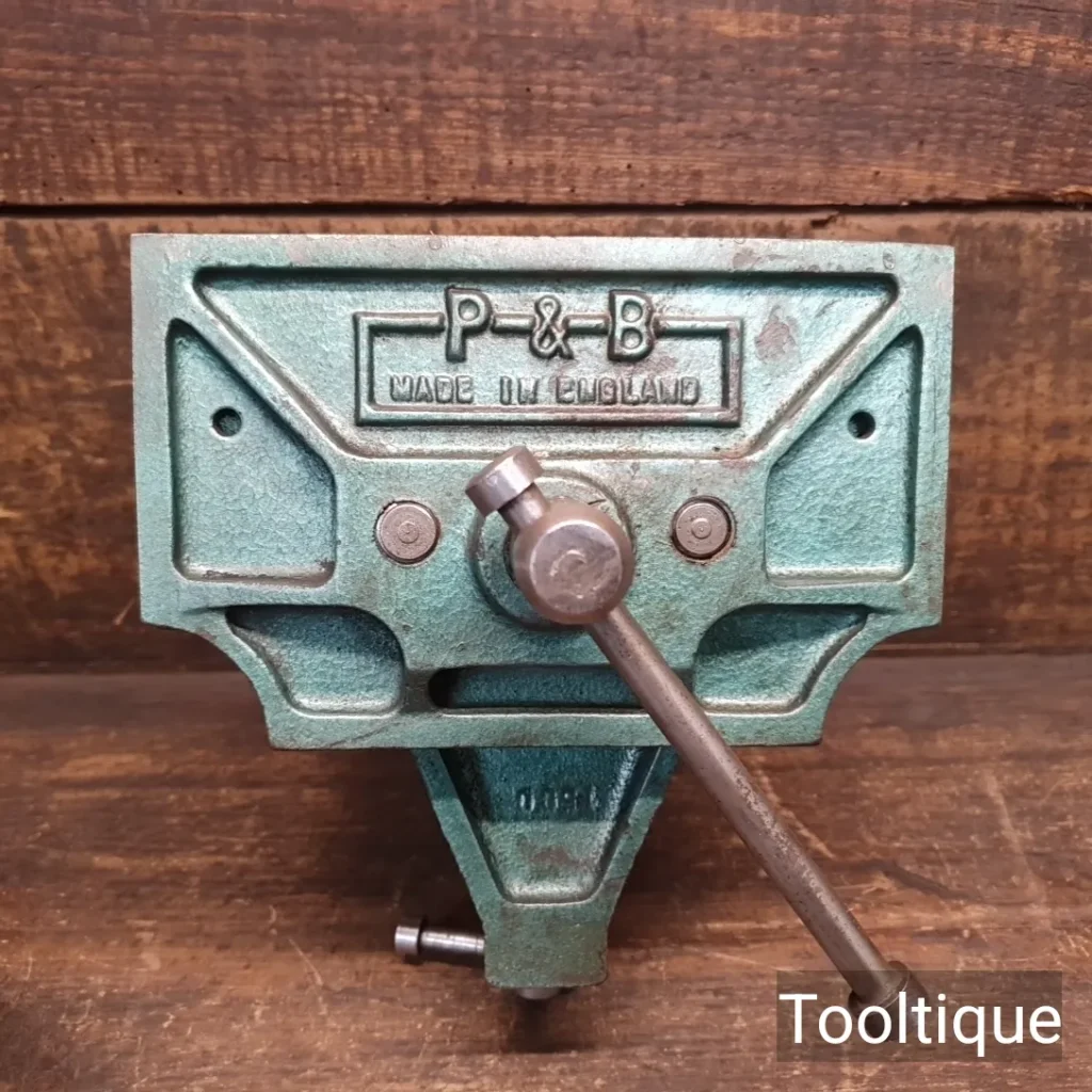 Vintage Parry & Bott (P&B) England 6” Carpenters Vice - Refurbished