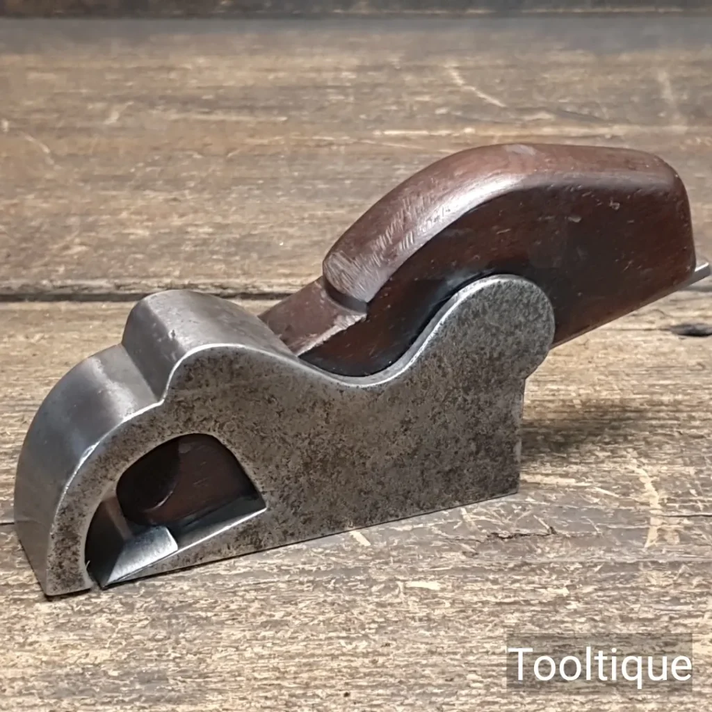 Antique Cast Steel Mahogany Infill Bullnose Plane - Refurbished Ready To Use