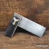 Vintage Carpenters 4 ½” Ebony & Brass Square - Refurbished Ready To Use