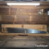 Vintage Boxed 48” English Warranted Superior Split Nut Greenwood Hand Saw