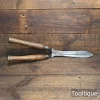 Vintage Cornelius Whitehouse Cast Steel Gardeners Hedging Shears - Fully Refurbished