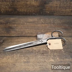 Vintage Sheffield High Carbon Steel Paper Scissors - Sharpened