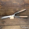 Vintage T.O.F Germany Cast Carbon Steel Gardening Shears - Fully Refurbished