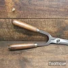 Vintage T.O.F Germany Cast Carbon Steel Gardening Shears - Fully Refurbished