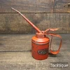 Vintage Wesco Birmingham ¼ Pint Pump Dispenser Oil Can - Good Condition