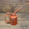 Vintage Wesco Birmingham ¼ Pint Pump Dispenser Oil Can - Good Condition