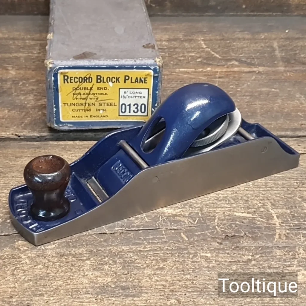 Vintage Boxed Record No: 0130 Duplex Block Plane - Refurbished