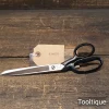 Vintage 9” Best Steel British Scissors 4” Cutting Edge - Fully Refurbished